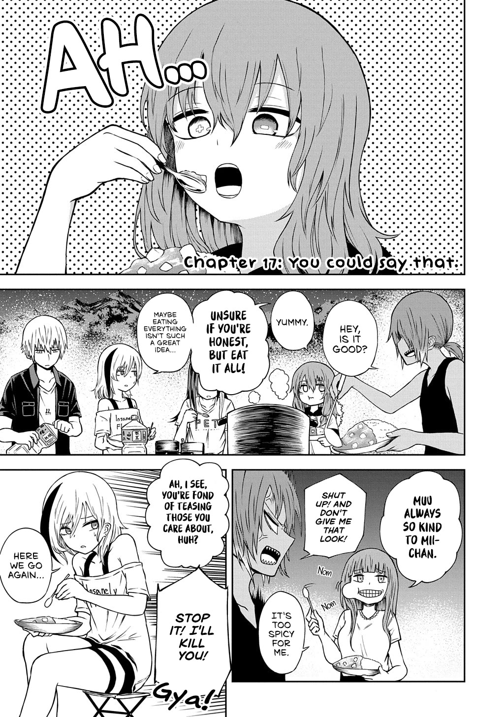 Klutzy, Gullible Nishiga Hachi Chapter 17 page 1 - Chapter 17: You Could Say That