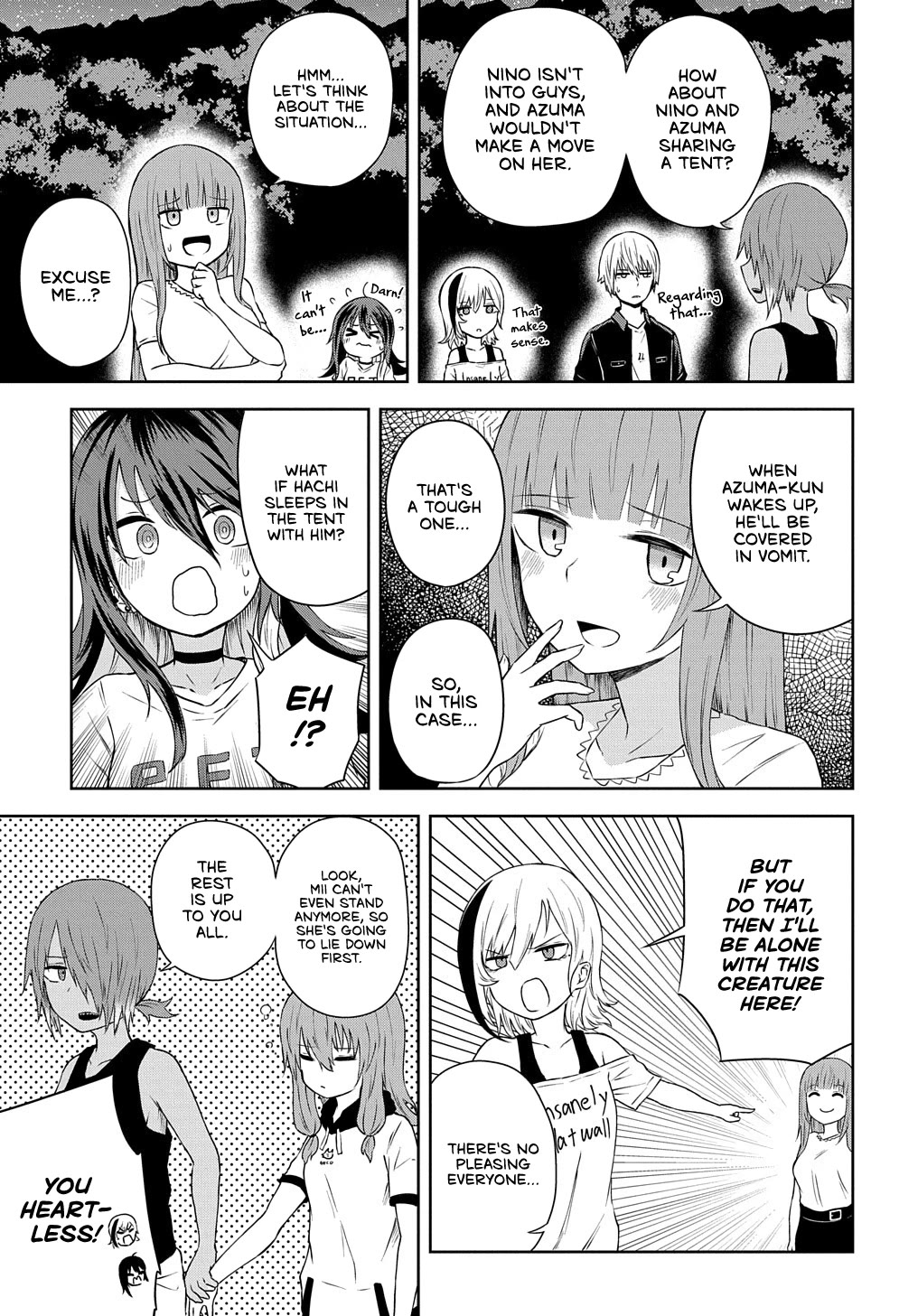 Klutzy, Gullible Nishiga Hachi Chapter 18 page 3 - Chapter 18: Covered in Vomit