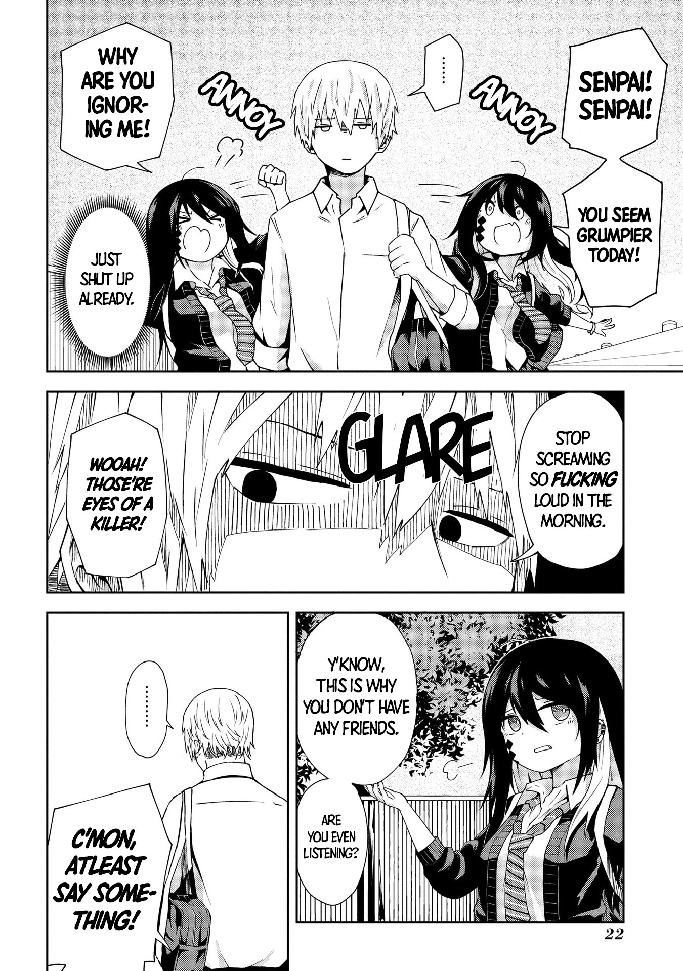 Klutzy, Gullible Nishiga Hachi Chapter 2 page 3 - Chapter 2: 「 I'm taking it off, alright?! 」