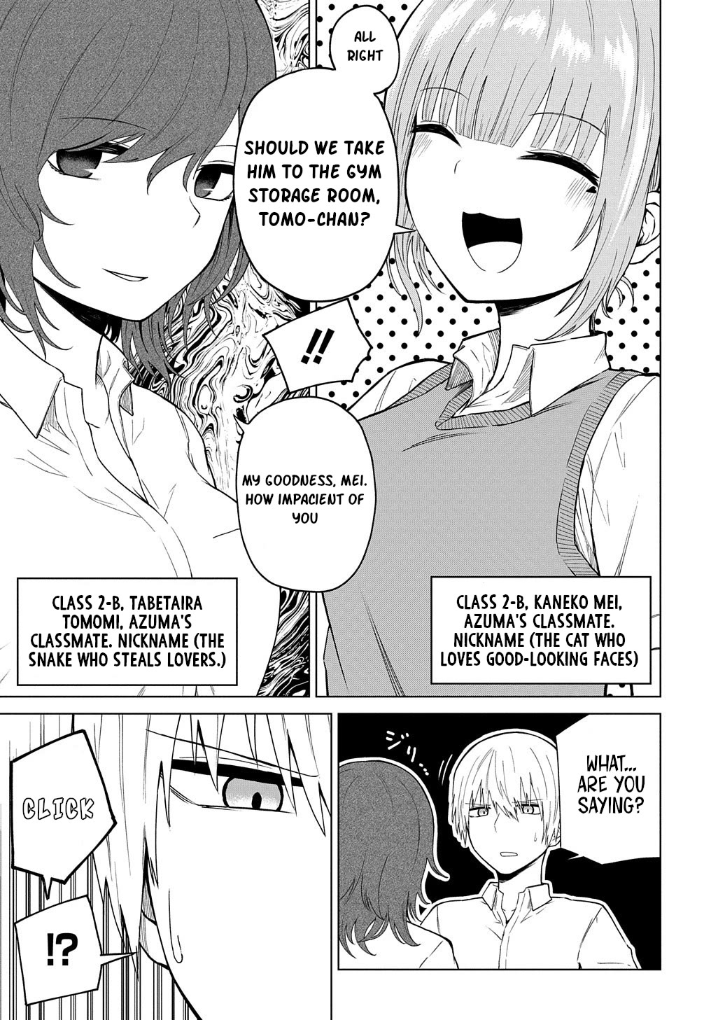 Klutzy, Gullible Nishiga Hachi Chapter 23 page 5 - Chapter 23: You like that kind of stuff…?