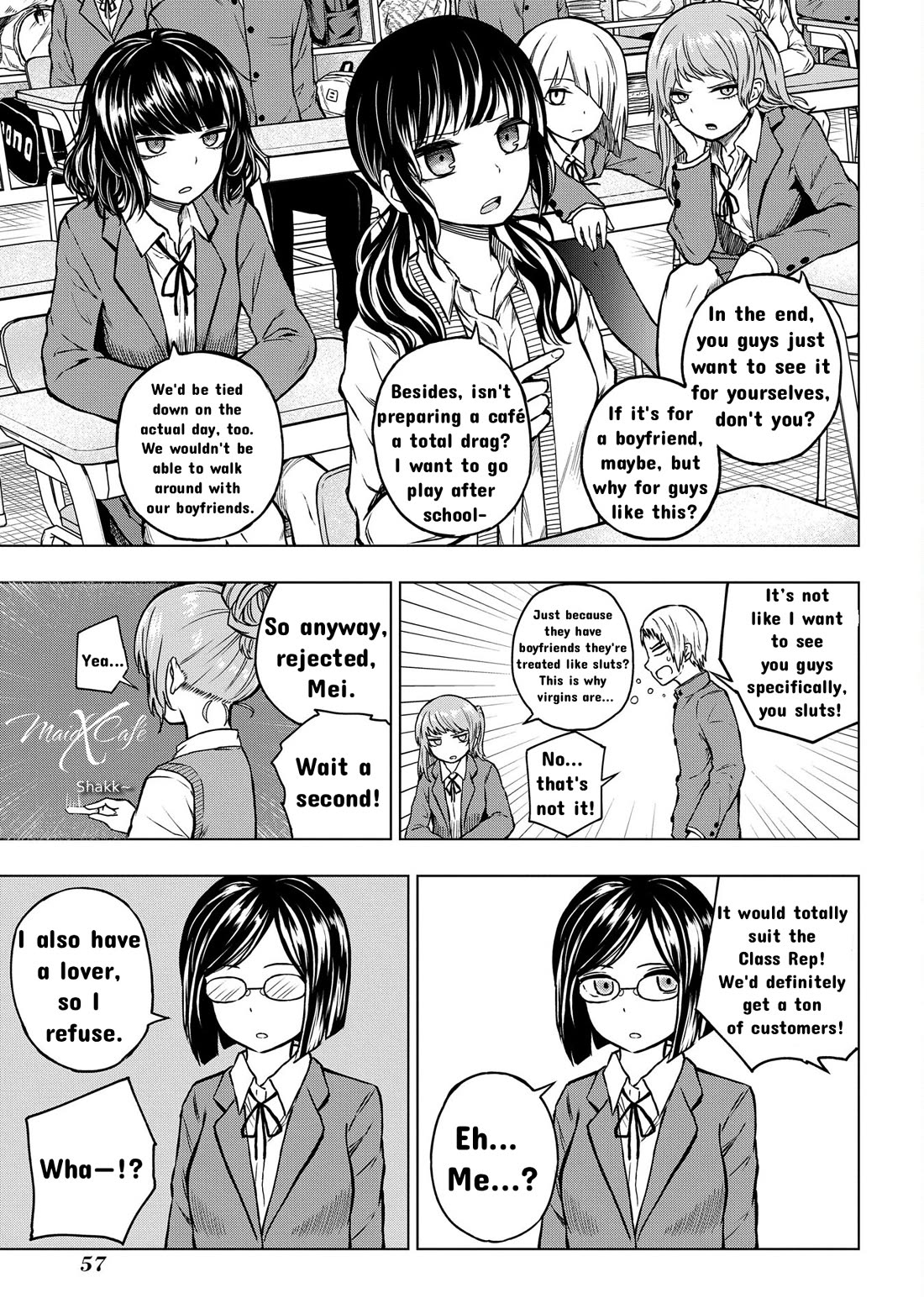 Klutzy, Gullible Nishiga Hachi Chapter 26 page 3 - Chapter 26: Weird Class