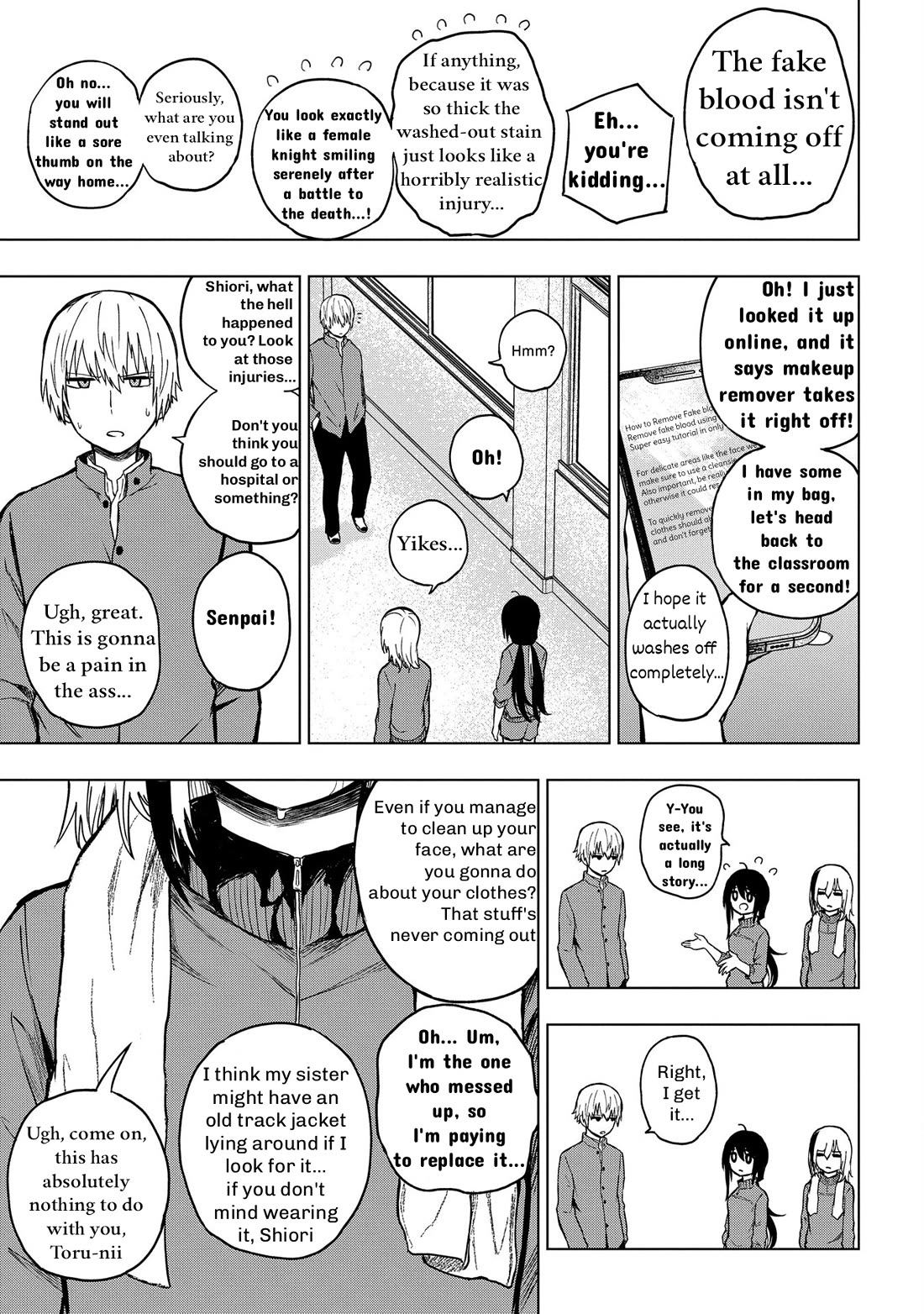 Klutzy, Gullible Nishiga Hachi Chapter 27 page 13 - Chapter 27: Our Maid Cafe is Going to Hell