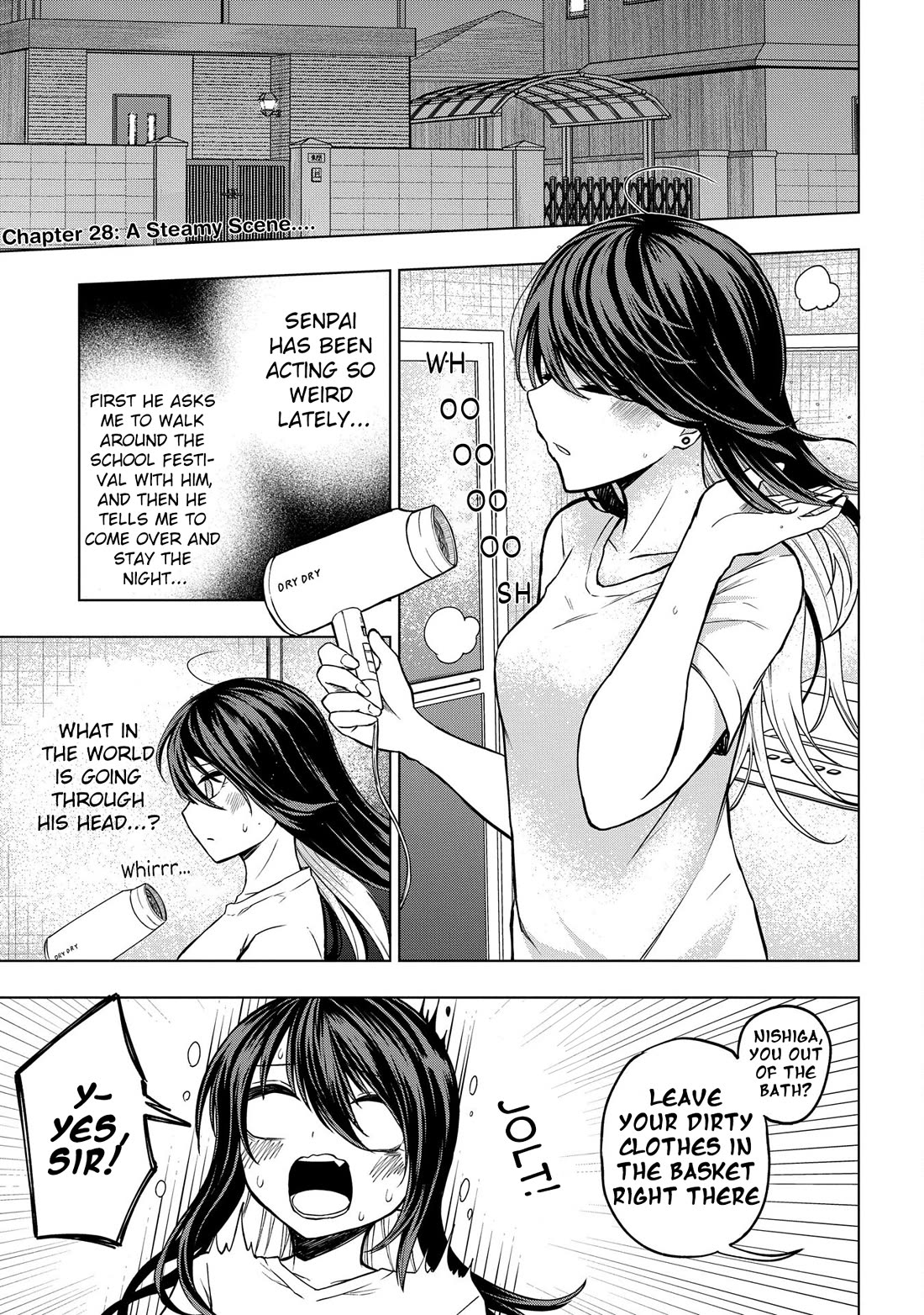 Klutzy, Gullible Nishiga Hachi Chapter 28 page 1 - Chapter 28: A Steamy Scene...