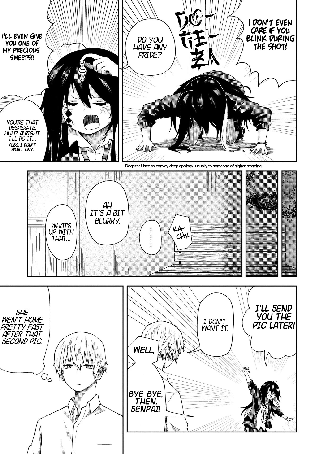 Klutzy, Gullible Nishiga Hachi Chapter 3 page 10 - Chapter 3: 「 Senpaai, I'm only asking this once in my life. 」