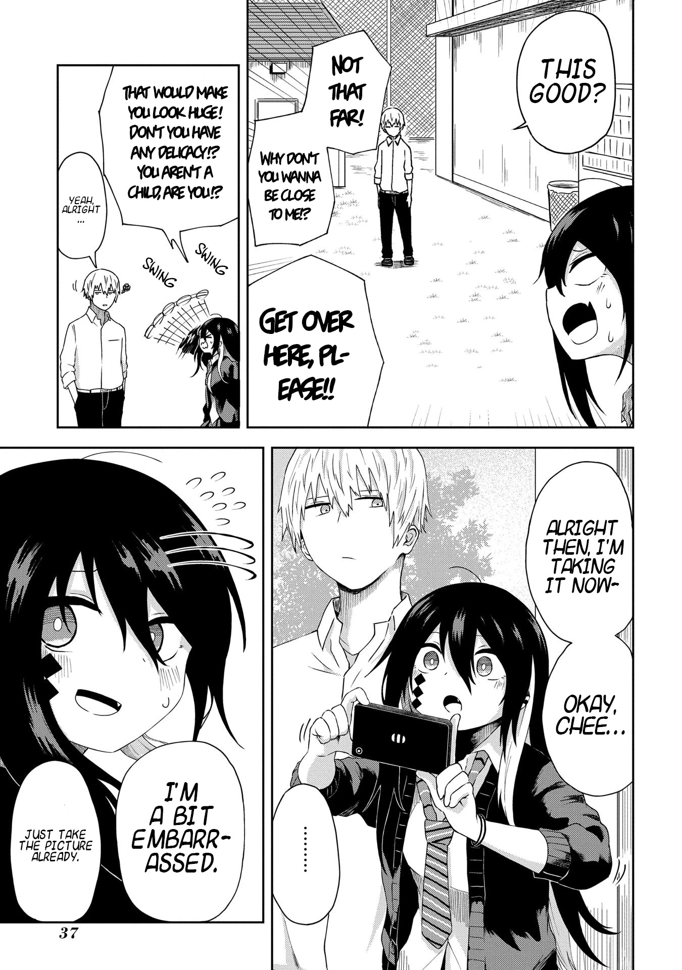 Klutzy, Gullible Nishiga Hachi Chapter 3 page 8 - Chapter 3: 「 Senpaai, I'm only asking this once in my life. 」