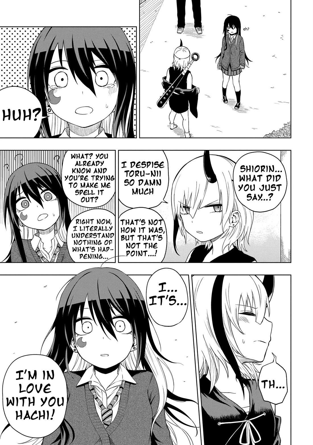 Klutzy, Gullible Nishiga Hachi Chapter 31 page 11 - Chapter 31: I Really Hate You!