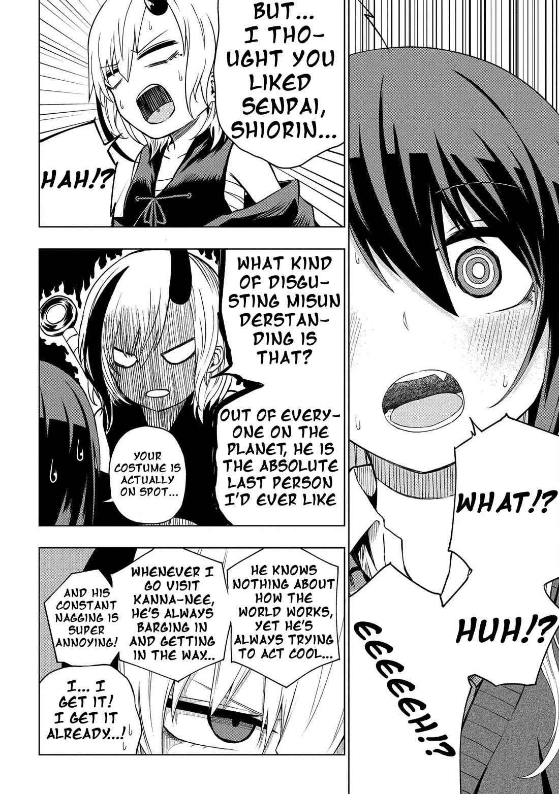 Klutzy, Gullible Nishiga Hachi Chapter 31 page 12 - Chapter 31: I Really Hate You!