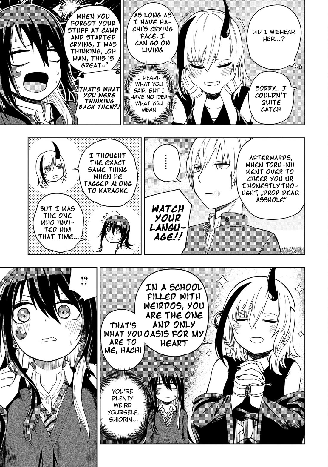 Klutzy, Gullible Nishiga Hachi Chapter 31 page 15 - Chapter 31: I Really Hate You!