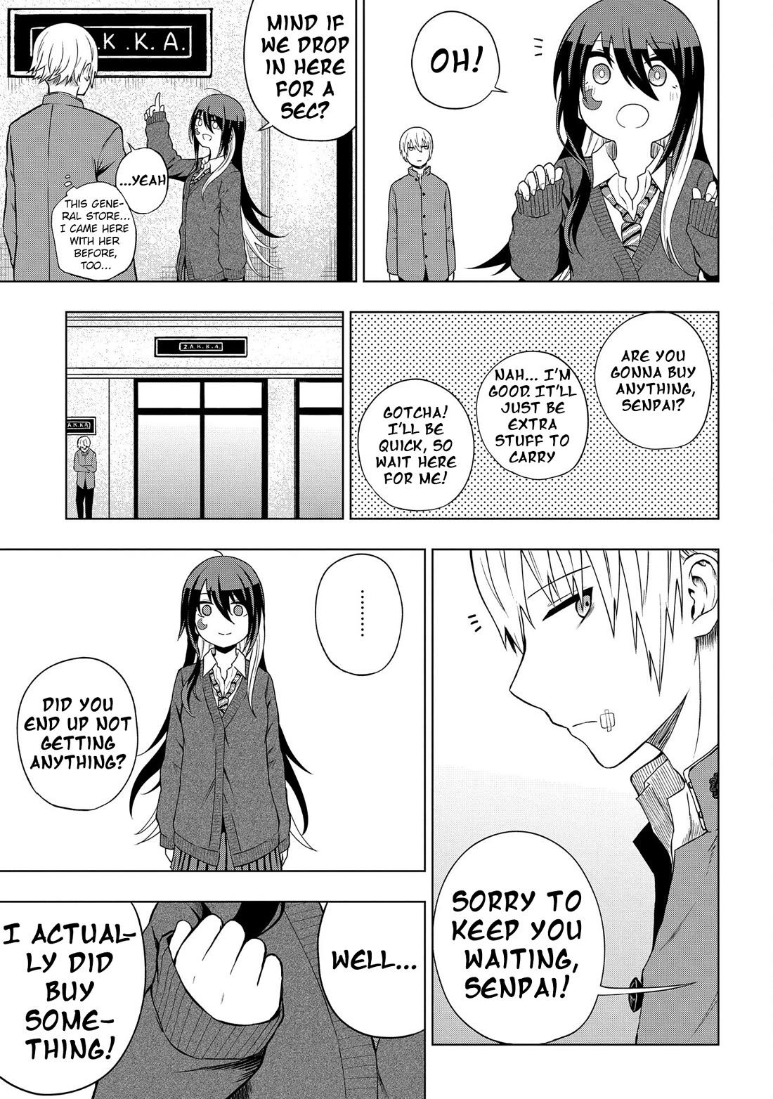 Klutzy, Gullible Nishiga Hachi Chapter 32 page 3 - Chapter 32: Just a Little Longer...