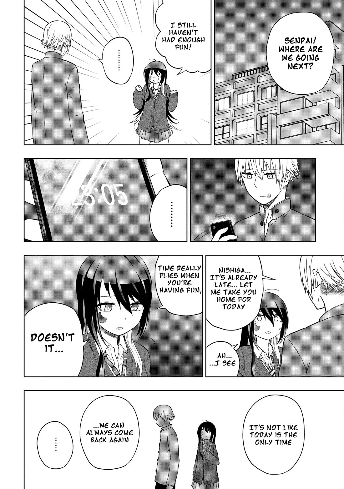Klutzy, Gullible Nishiga Hachi Chapter 32 page 8 - Chapter 32: Just a Little Longer...