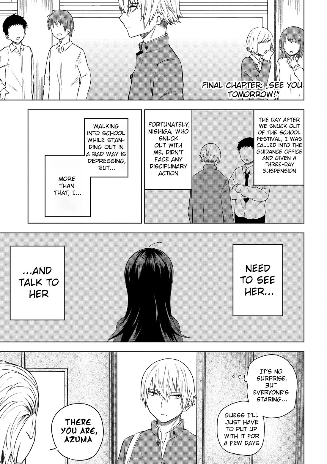 Klutzy, Gullible Nishiga Hachi Chapter 33 page 1 - Chapter 33: See you Tommorow! [END] [END]