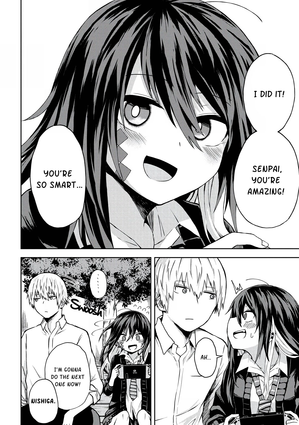 Klutzy, Gullible Nishiga Hachi Chapter 6 page 10 - Chapter 6: Ch. 6「 Senpai, you're amazing! 」