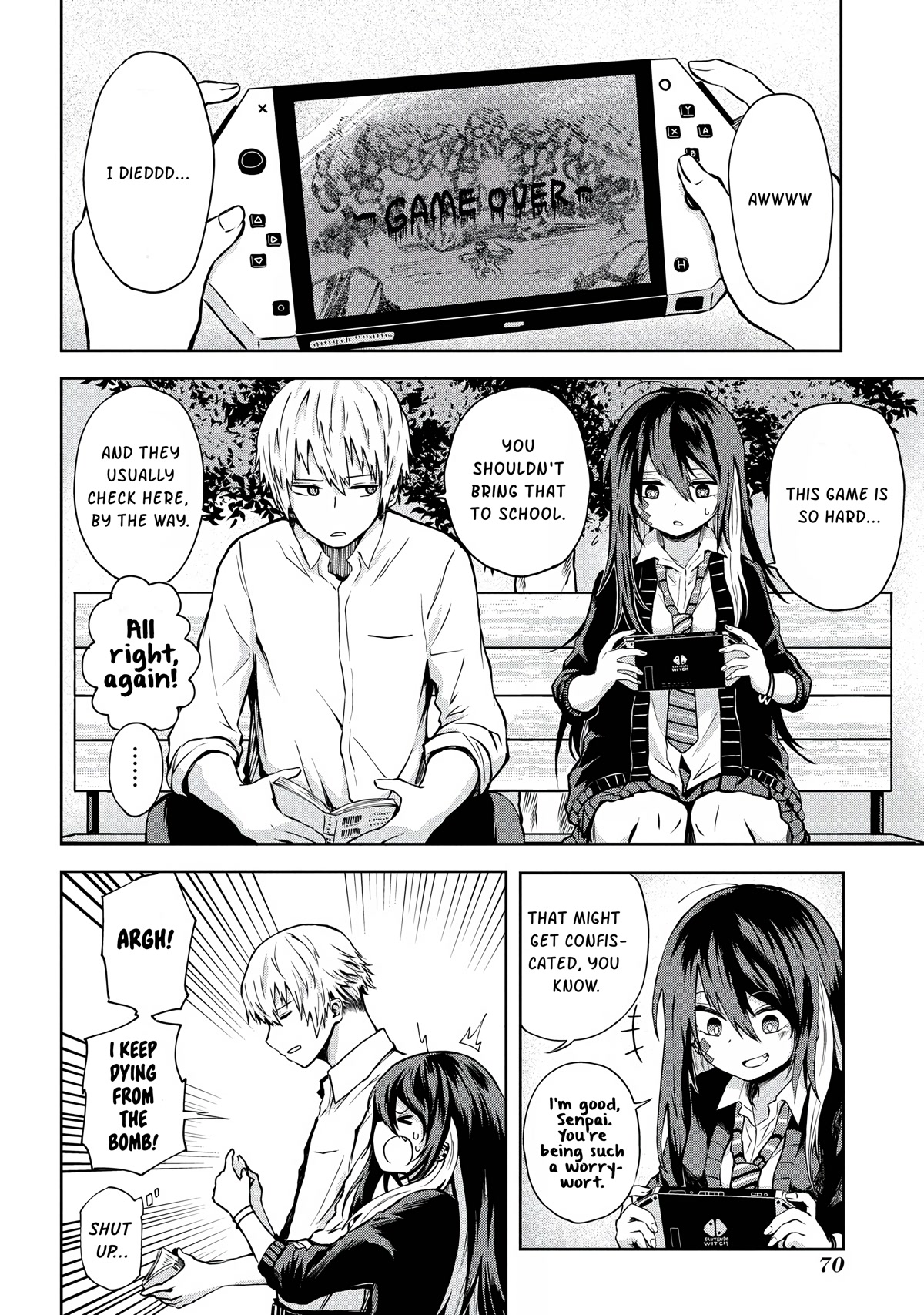 Klutzy, Gullible Nishiga Hachi Chapter 6 page 4 - Chapter 6: Ch. 6「 Senpai, you're amazing! 」