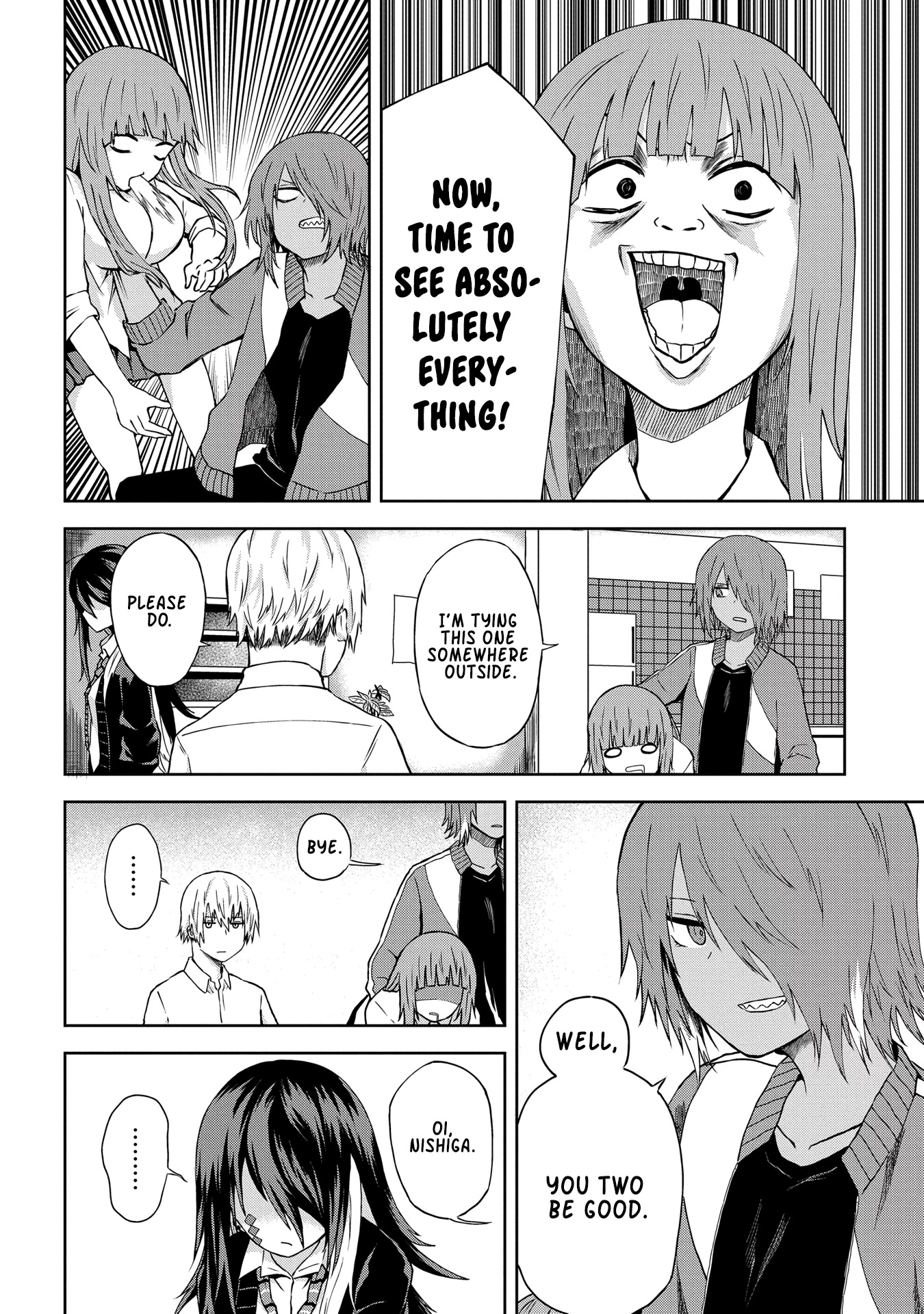 Klutzy, Gullible Nishiga Hachi Chapter 7 page 9 - Chapter 7: Ch.7 「 Stop! Senpai's gonna see! 」