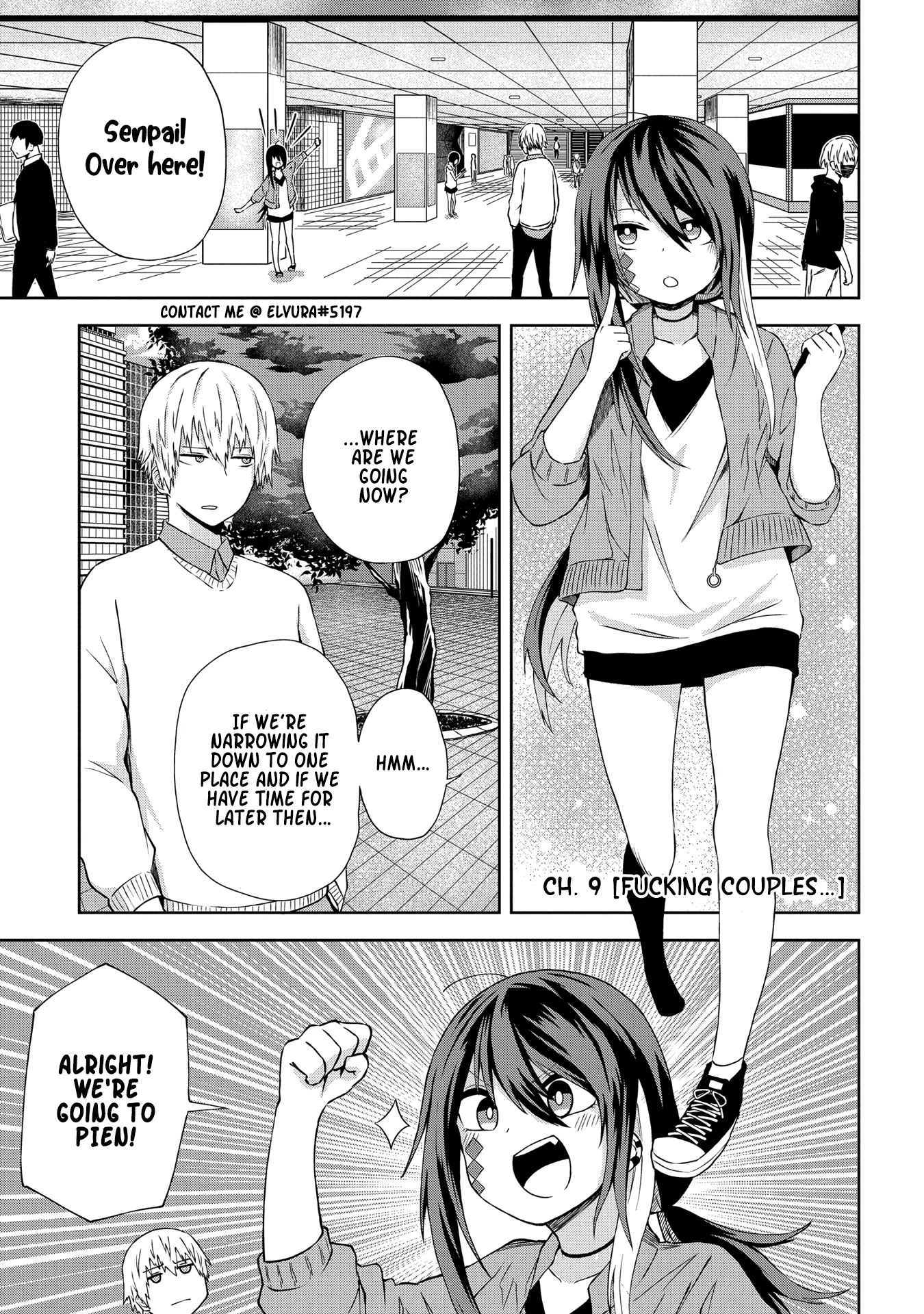 Klutzy, Gullible Nishiga Hachi Chapter 9 page 2 - Chapter 9: [Fucking couples...]