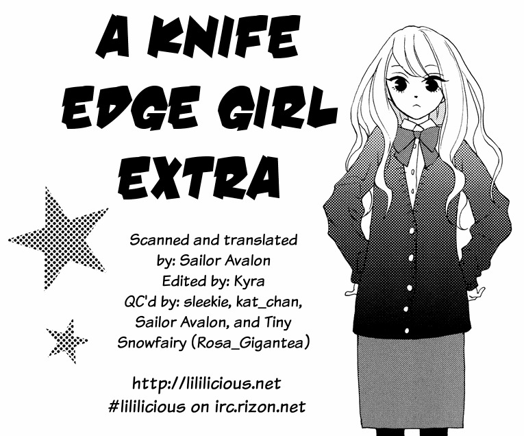 Knife Edge Girl Chapter 5 page 3 - Chapter 5: A Knife Edge Girl Extra
