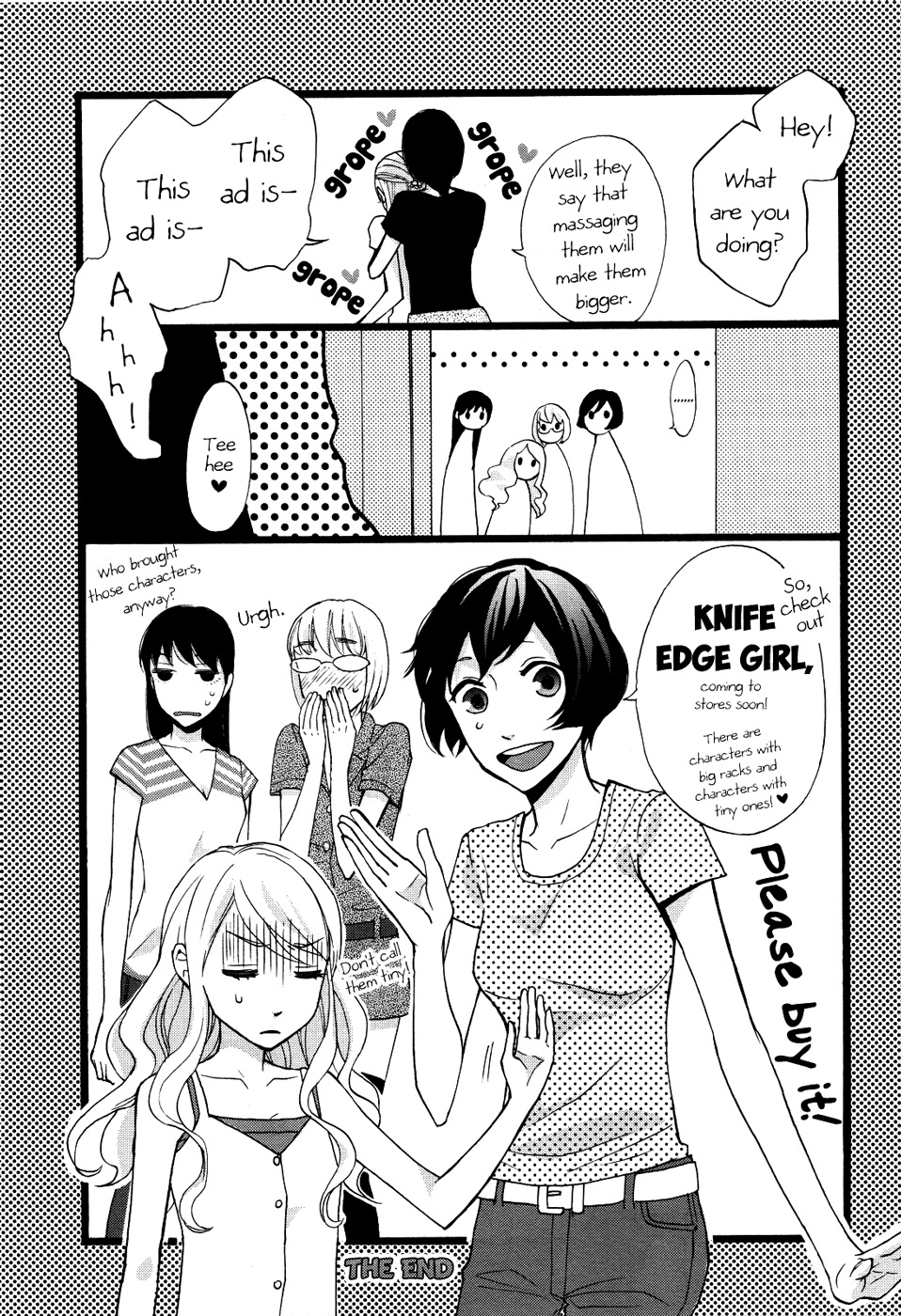 Knife Edge Girl Chapter 6 page 4 - Chapter 6: Commercial Message