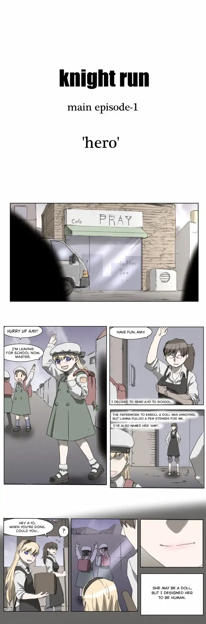 Knight Run Chapter 176 page 1 - Chapter 176: Hero (7) - The Falling Girl