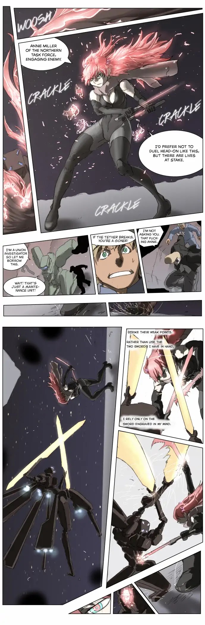 Knight Run Chapter 176 page 11 - Chapter 176: Hero (7) - The Falling Girl
