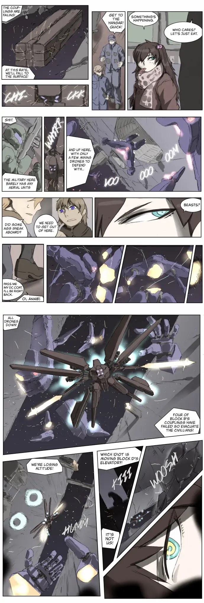 Knight Run Chapter 176 page 8 - Chapter 176: Hero (7) - The Falling Girl