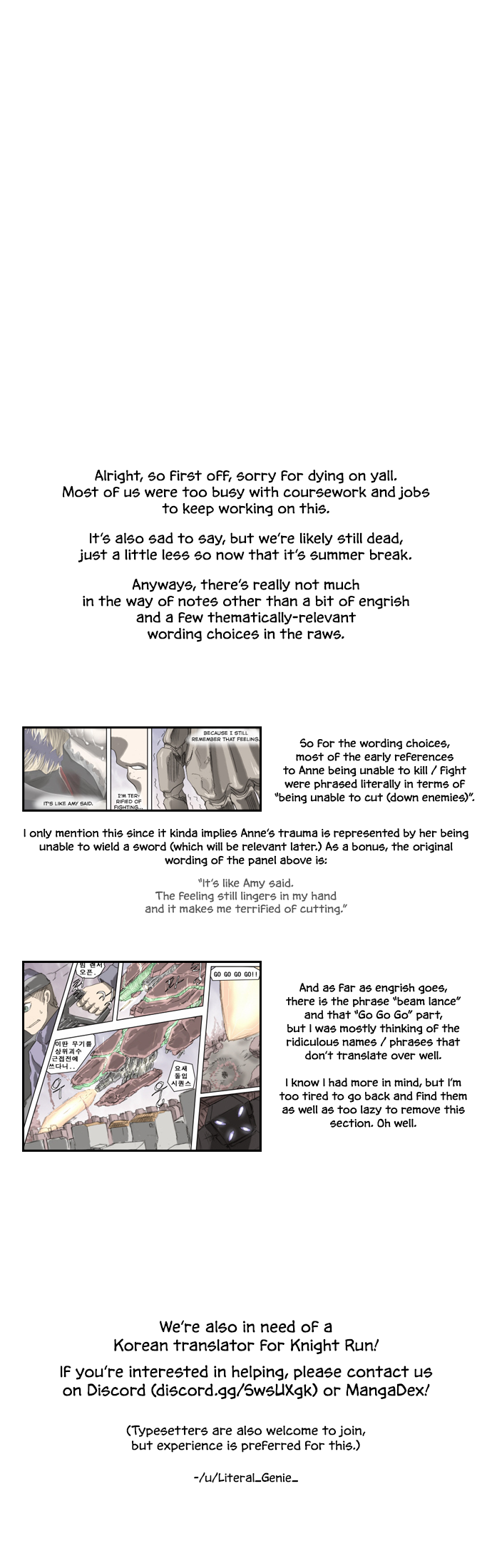 Knight Run Chapter 182 page 19 - Chapter 182: Hero - Part 13 | Wavering