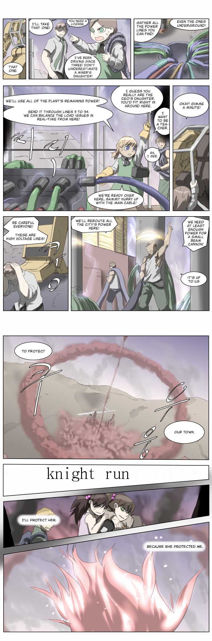 Knight Run Chapter 185 page 5 - Chapter 185: Hero - Part 16 | The Girls Fight