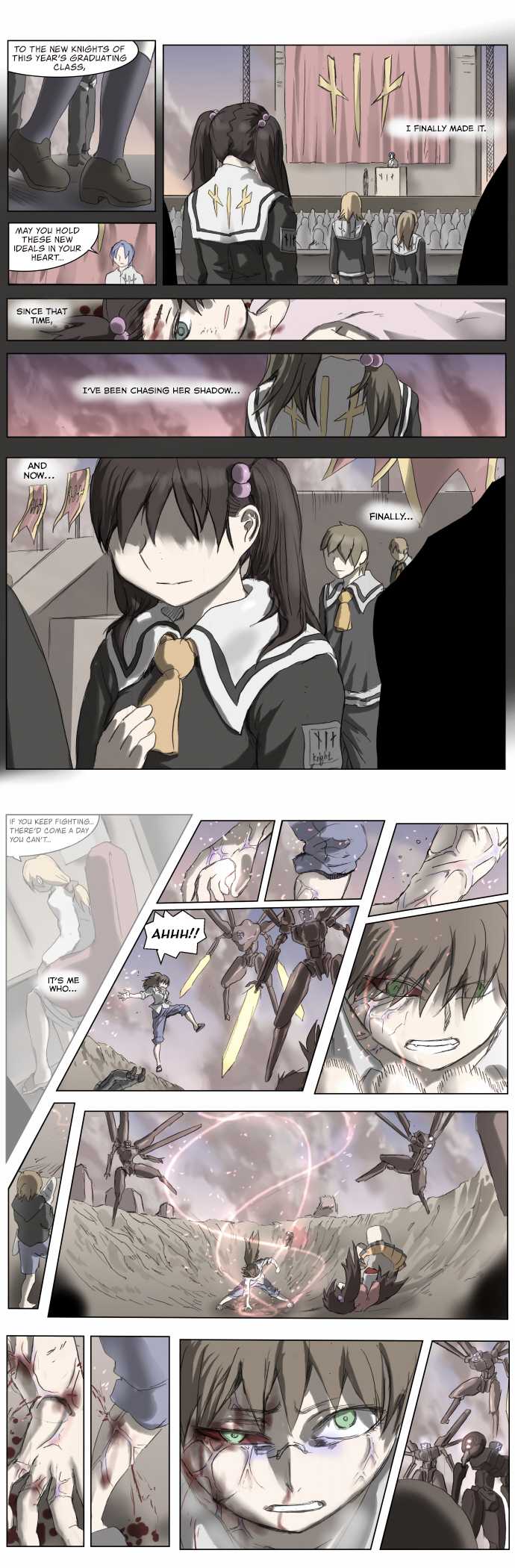 Knight Run Chapter 186 page 20 - Chapter 186: Hero - Part 17 | The Children's Attention on the Backs of Adults