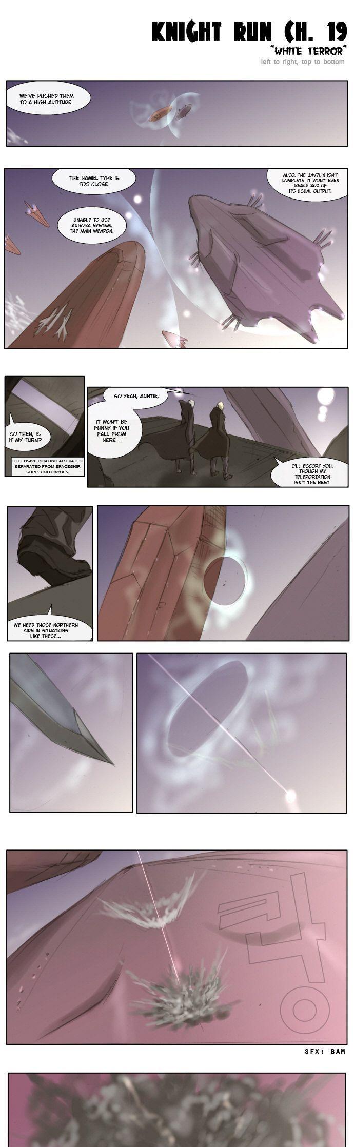 Knight Run Chapter 19 page 1 - Chapter 19: Pray (19) - White Terror