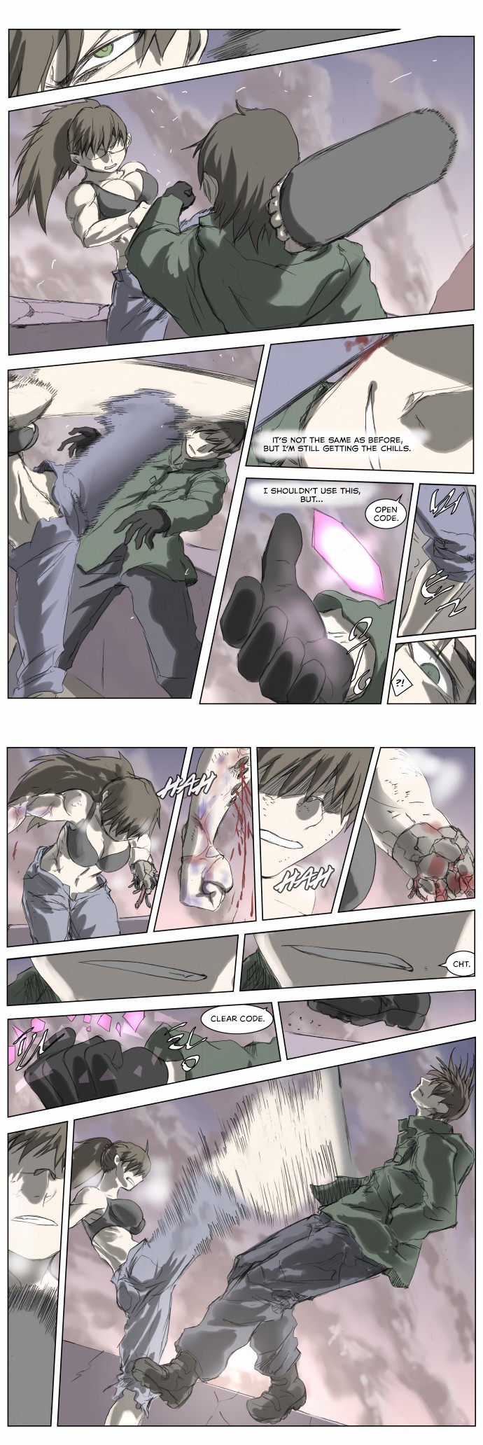 Knight Run Chapter 190 page 1 - Chapter 190: Hero - Part 21 | With the children watching, rise again