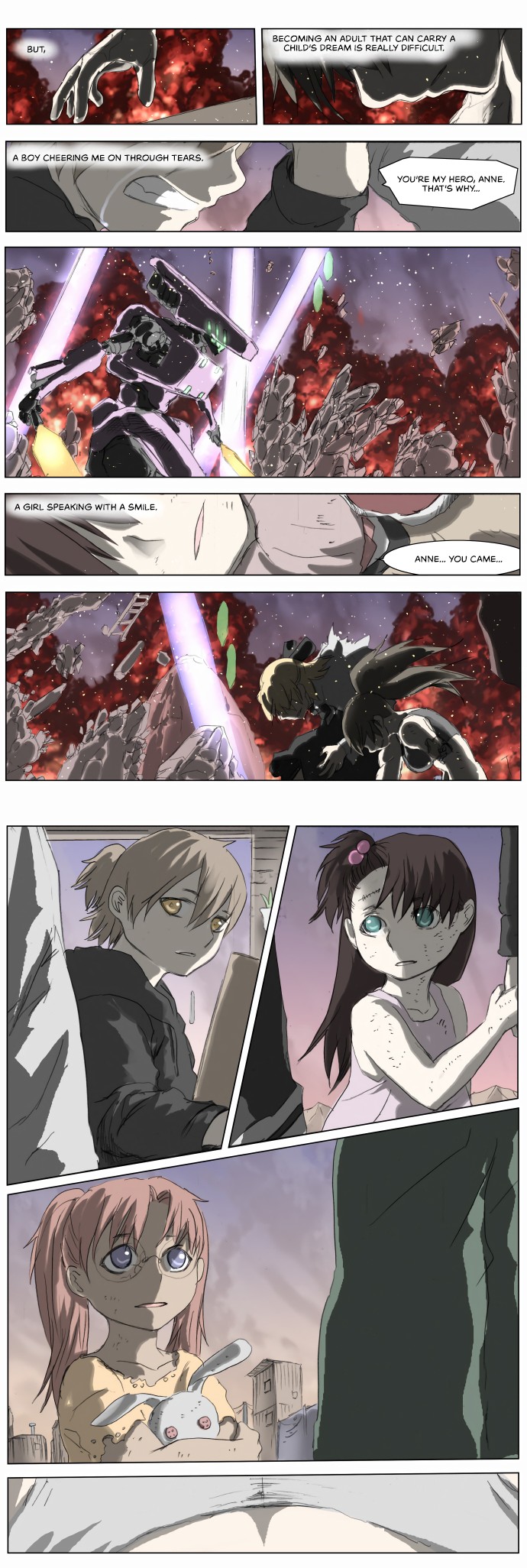 Knight Run Chapter 190 page 10 - Chapter 190: Hero - Part 21 | With the children watching, rise again
