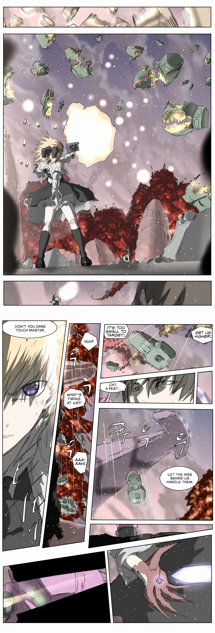 Knight Run Chapter 190 page 5 - Chapter 190: Hero - Part 21 | With the children watching, rise again