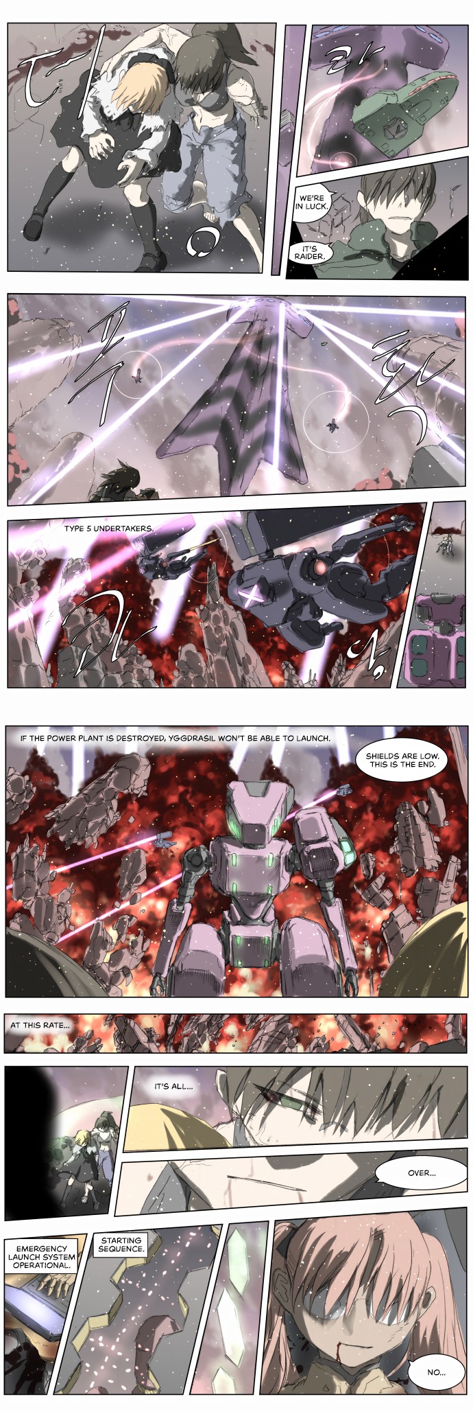 Knight Run Chapter 190 page 7 - Chapter 190: Hero - Part 21 | With the children watching, rise again