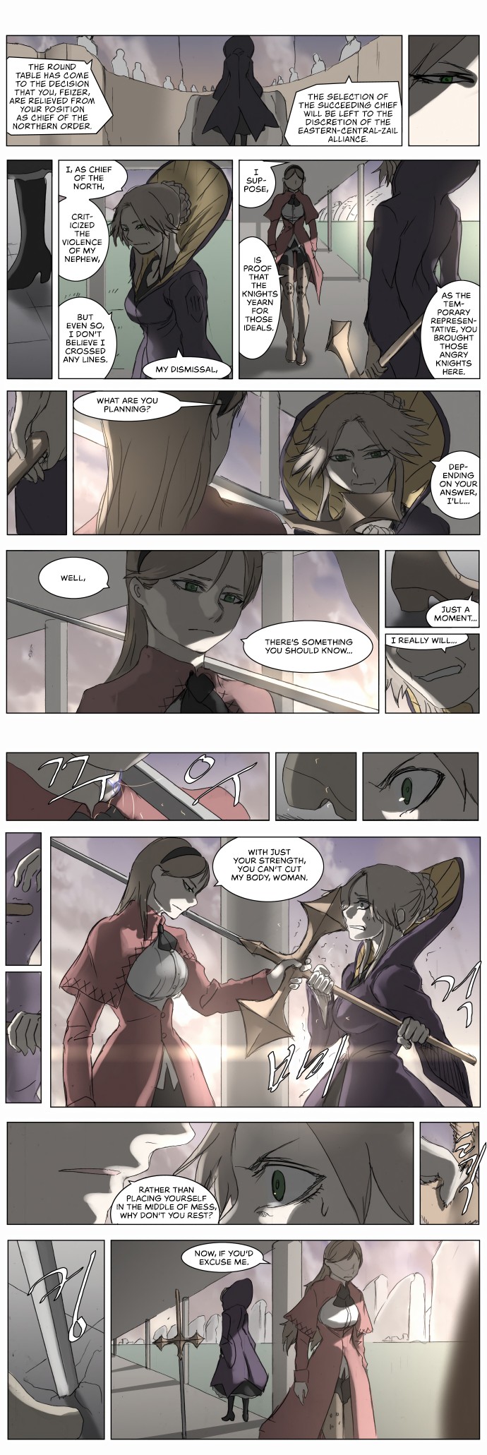 Knight Run Chapter 197 page 10 - Chapter 197: Knight Fall - Part 1 | The ones outside