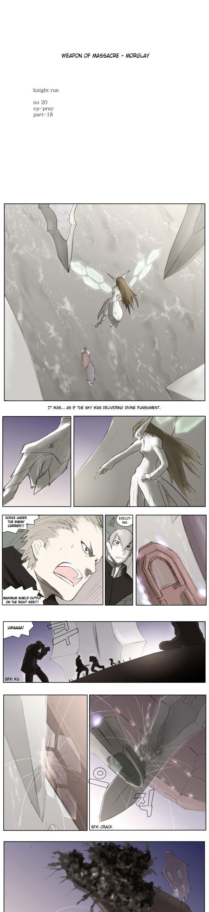 Knight Run Chapter 20 page 8 - Chapter 20: Pray (20) - Weapon of Massacre - Morglay