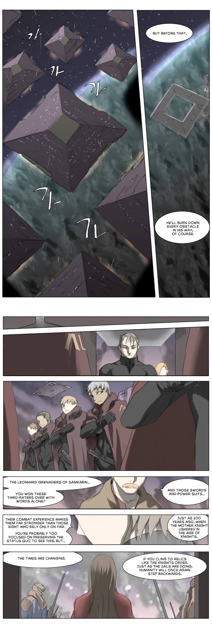 Knight Run Chapter 200 page 12 - Chapter 200: Knight Fall - Part 4 | The Three from Velchees