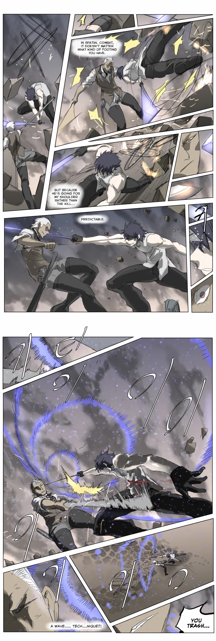 Knight Run Chapter 202 page 11 - Chapter 202: Knight Fall - Part 6 | Power of the Wolf, Power of Blue