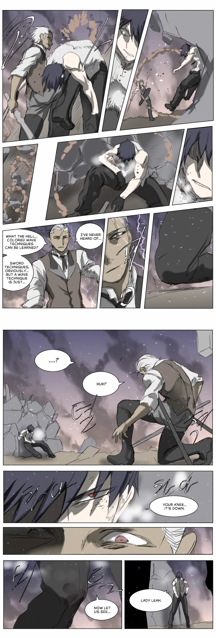 Knight Run Chapter 202 page 12 - Chapter 202: Knight Fall - Part 6 | Power of the Wolf, Power of Blue