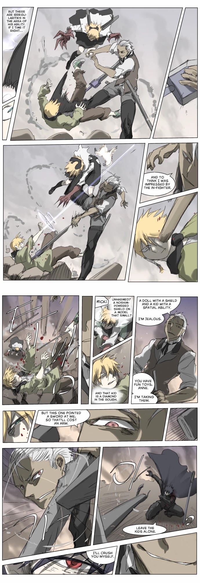Knight Run Chapter 202 page 8 - Chapter 202: Knight Fall - Part 6 | Power of the Wolf, Power of Blue