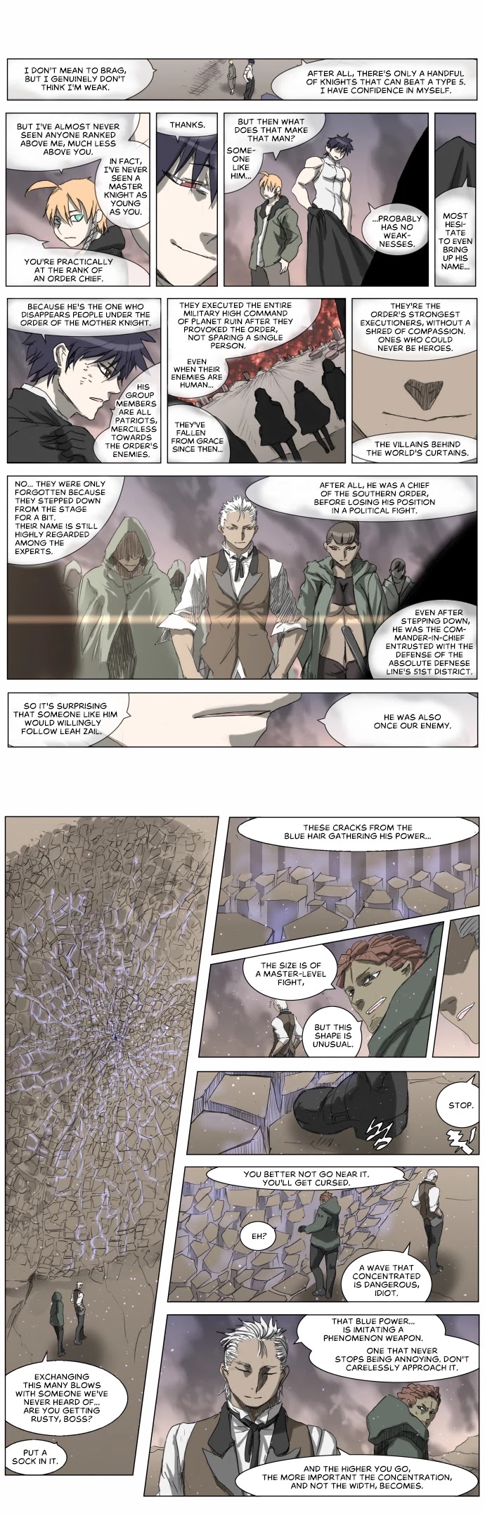 Knight Run Chapter 205 page 1 - Chapter 205: Knight Fall - Part 9 | The Prelude to the Divided Pieces