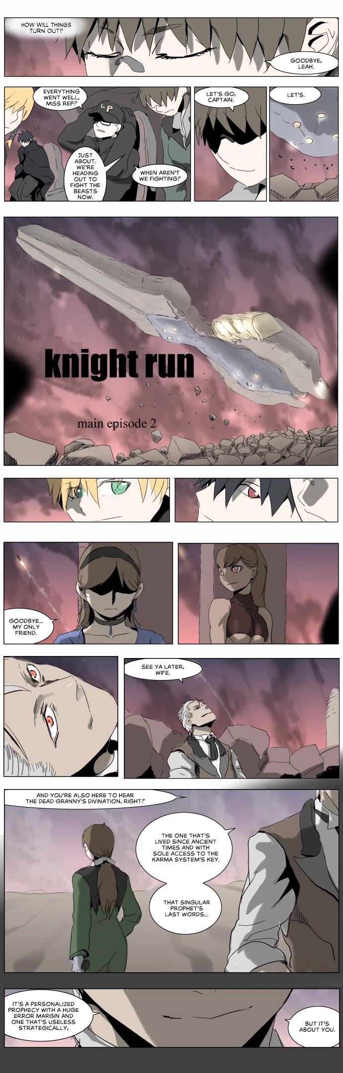 Knight Run Chapter 206 page 13 - Chapter 206: Knight Fall - Part 10 | Prophecy