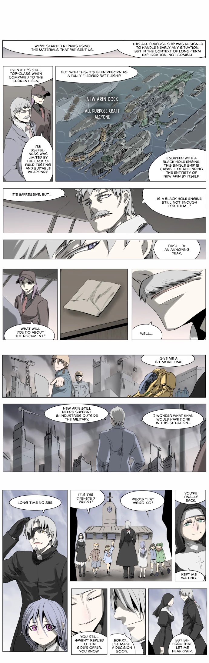 Knight Run Chapter 208 page 1 - Chapter 208: Knight Fall - Part 12 | The Assembled Ship