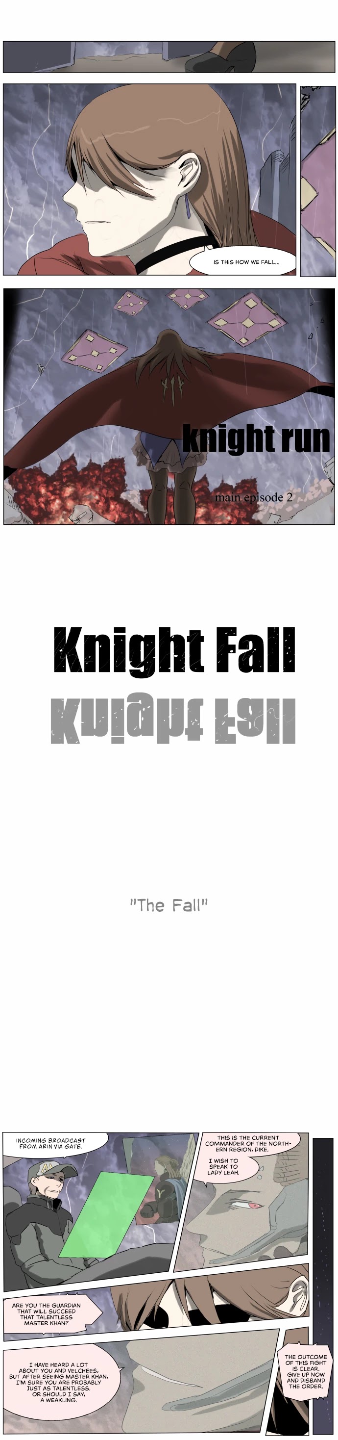 Knight Run Chapter 212 page 16 - Chapter 212: Knight Fall - Part 16 | The Fall