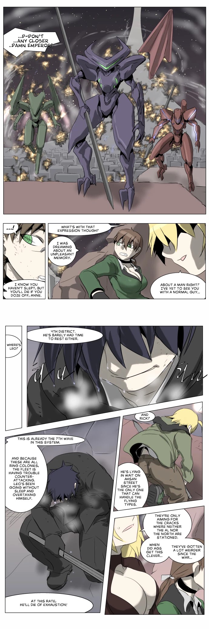 Knight Run Chapter 213 page 16 - Chapter 213: Knight Fall - Part 17 | The Backs of Heroes