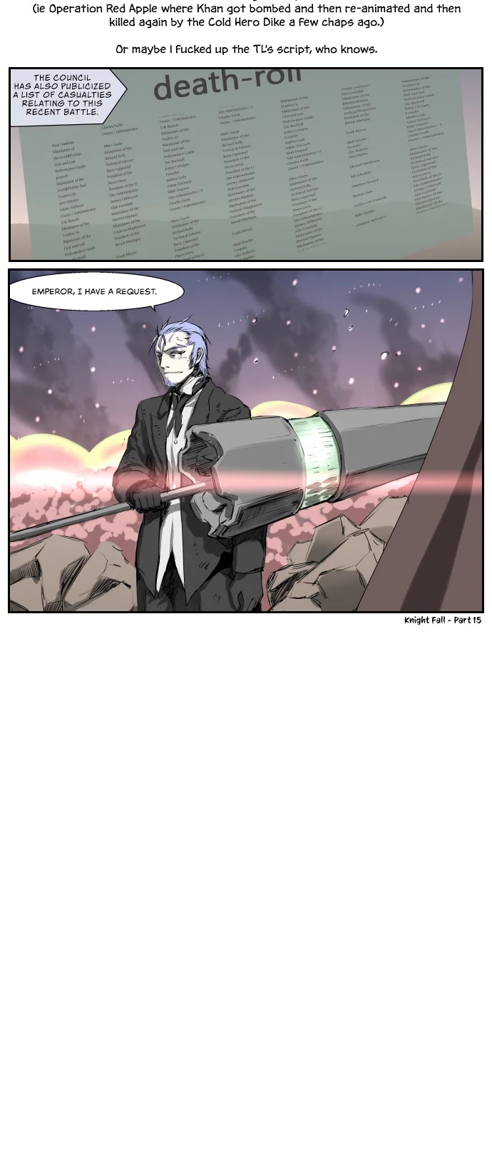 Knight Run Chapter 218 page 19 - Chapter 218: Knight Fall - Part 22 | Aegis