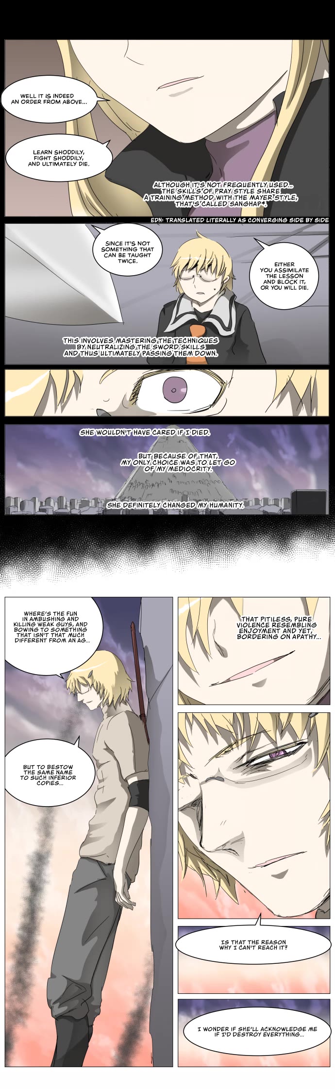 Knight Run Chapter 309 page 1 - Chapter 309: Choice and Determination
