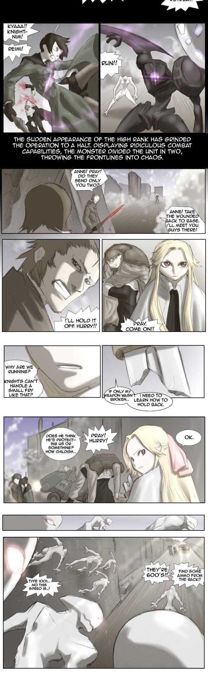 Knight Run Chapter 4 page 2 - Chapter 4: Pray (4) - Their Battle