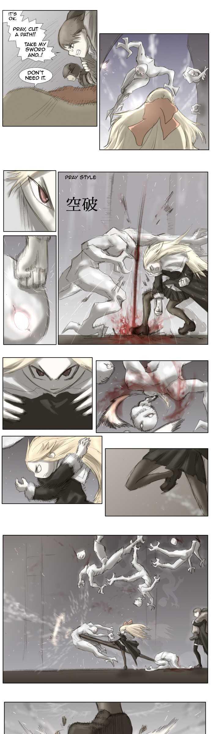 Knight Run Chapter 4 page 3 - Chapter 4: Pray (4) - Their Battle