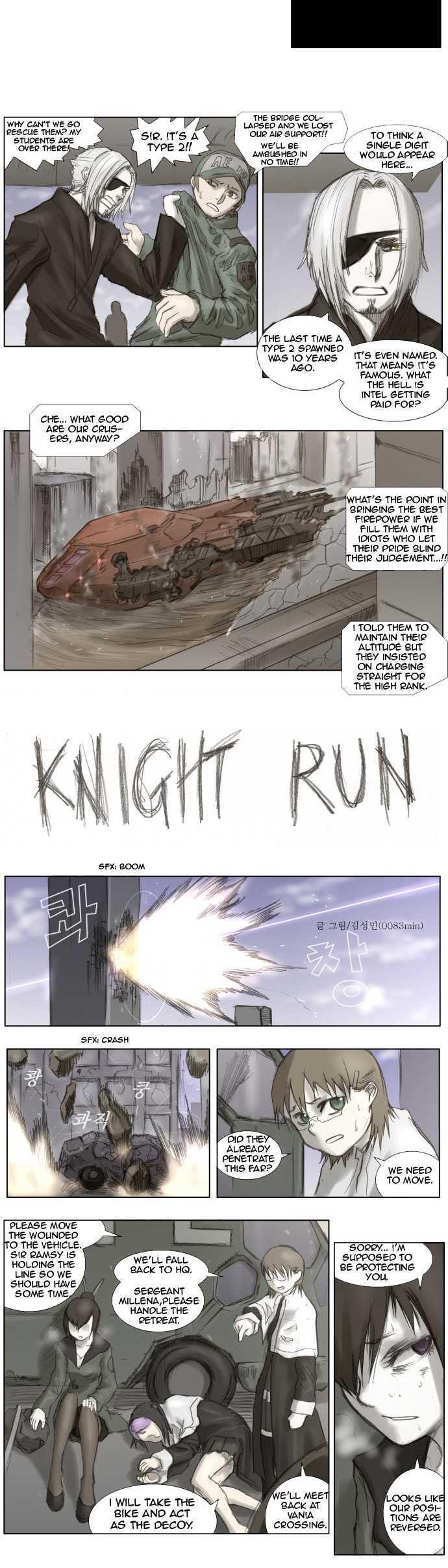 Knight Run Chapter 4 page 6 - Chapter 4: Pray (4) - Their Battle