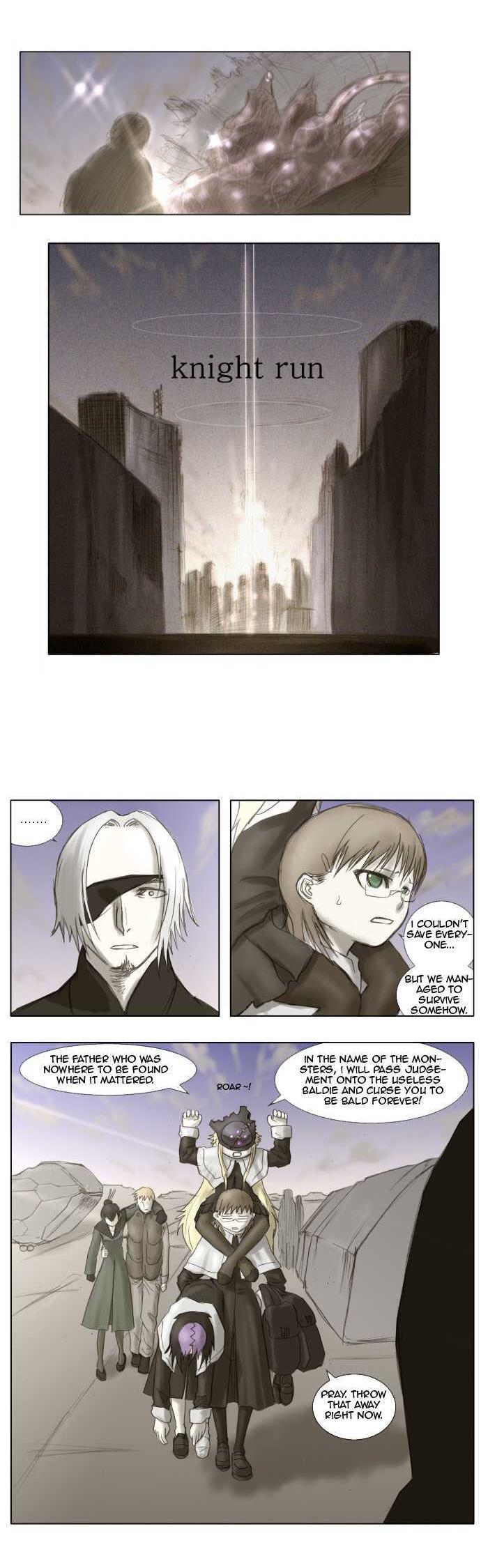Knight Run Chapter 5 page 5 - Chapter 5: Pray (5) - The Hands That Petted My Head