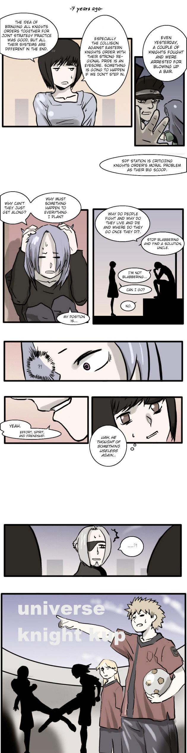 Knight Run Chapter 50.5 page 1 - Chapter 50.5: Universe Knight Kup